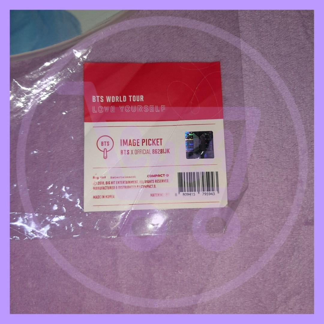 JUNGKOOK's LOVE YOURSELF Tour Image Picket (Category: K-Wave Merchandise) located in Quezon City. Submitted by cheascart (Listing ID 1082544320, Image 2). Description: 💜 JUNGKOOK's LOVE YOURSELF Tour Image Picket (the original plastic's kinda worn out) – 1,190 php ❗All items are onhand and official. ✔ Check my listings for other available items. Shipping courier: LBC, GOGO Xpress, LALAMOVE (same day delivery) Shipping fee: Depends on your locati