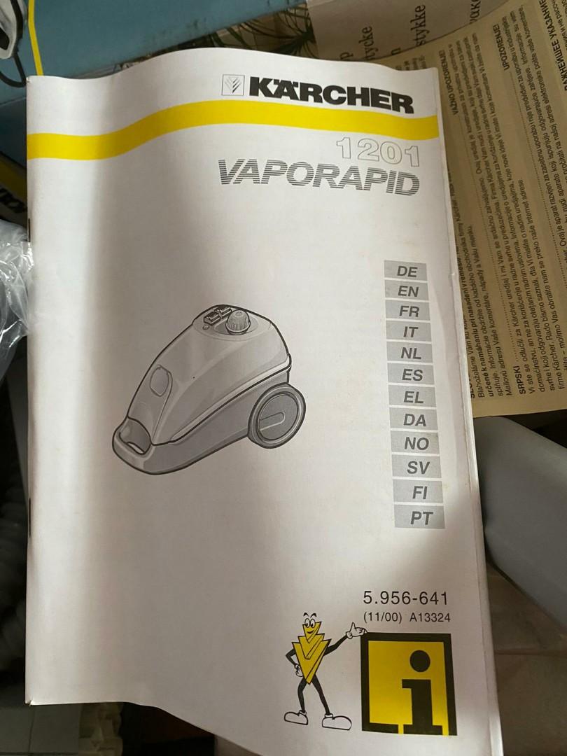 Karcher Vaporapid 1202 steam Cleaner, TV & Home Appliances, Vacuum