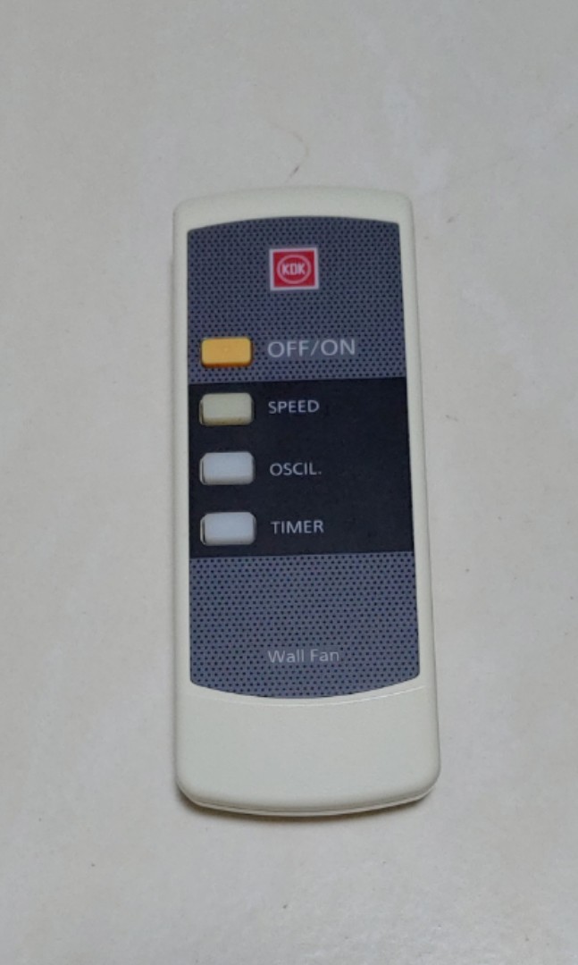 KDK Remote Control for Wall Fan M40MS, Furniture & Home Living