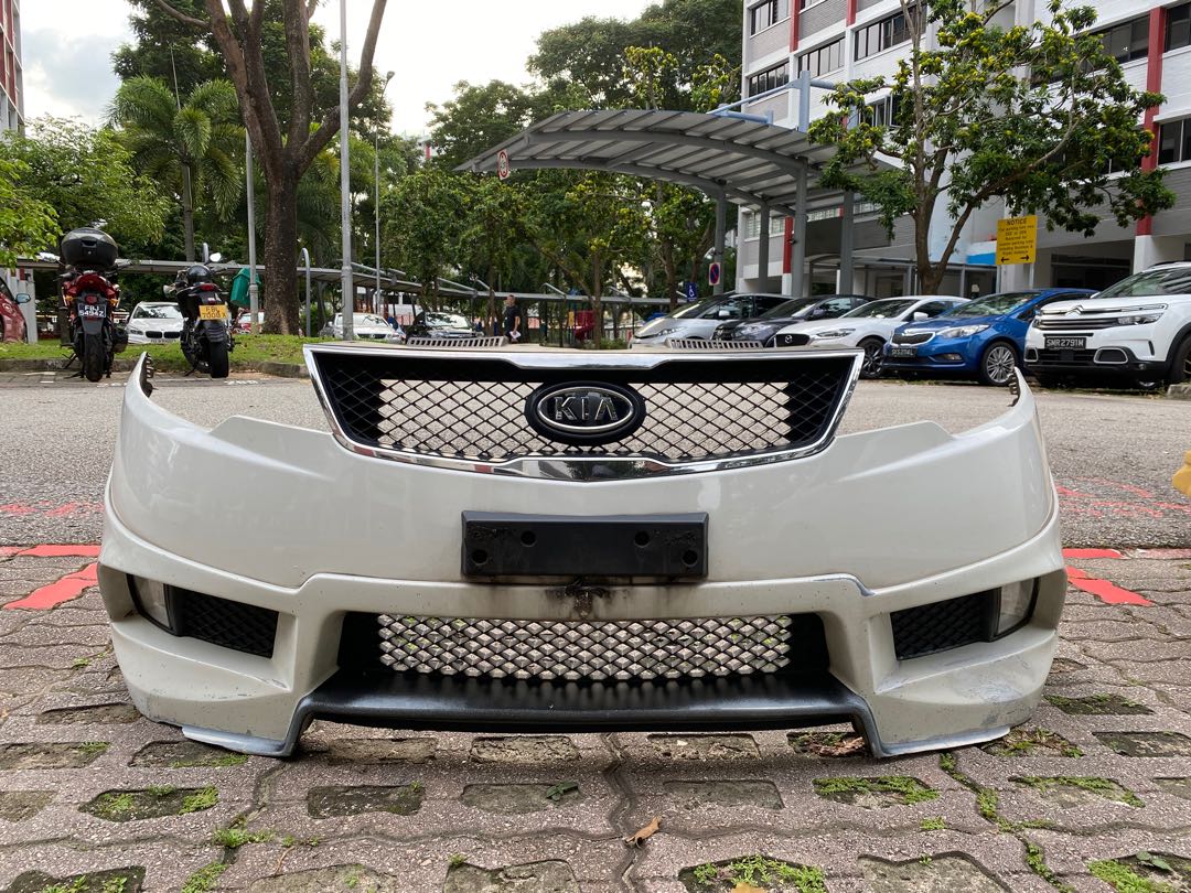 Kia forte store front bumper