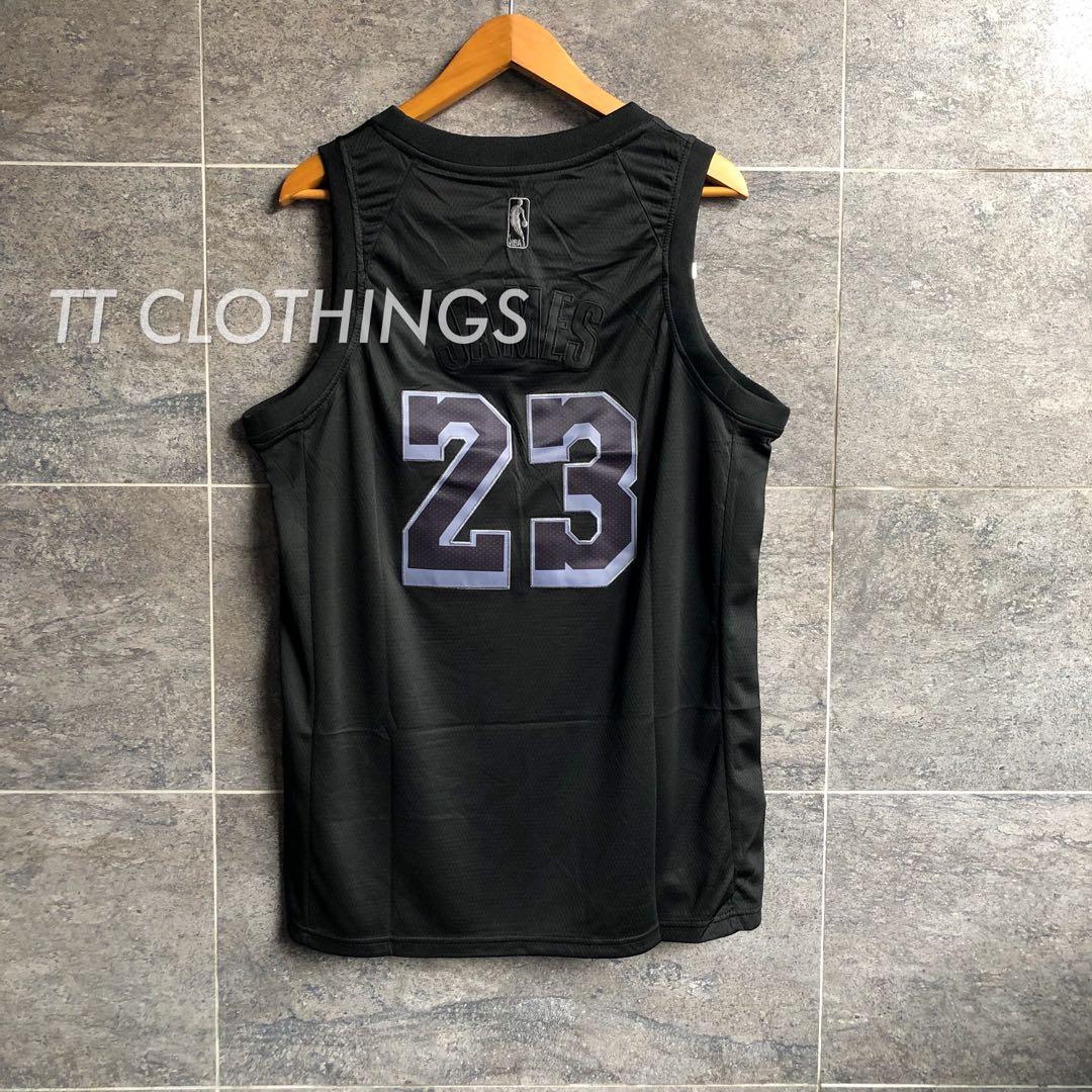 Lebron james hot sale blackout jersey