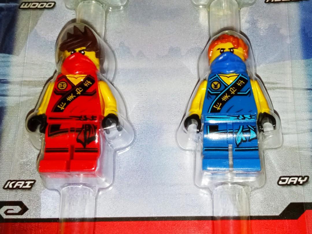 LEGO Ninjago minifigure njo137 Jay njo117 Kai 851342 絕版停產