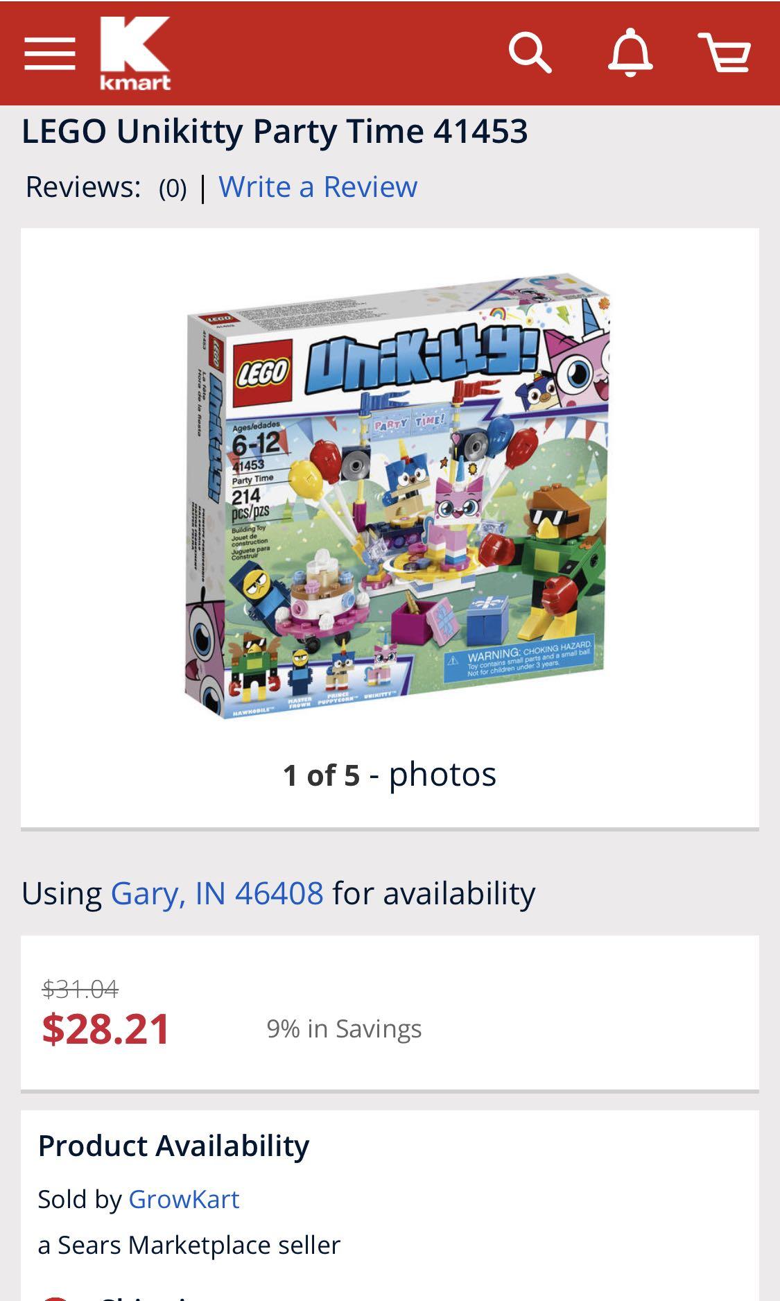 Kmart unikitty sales