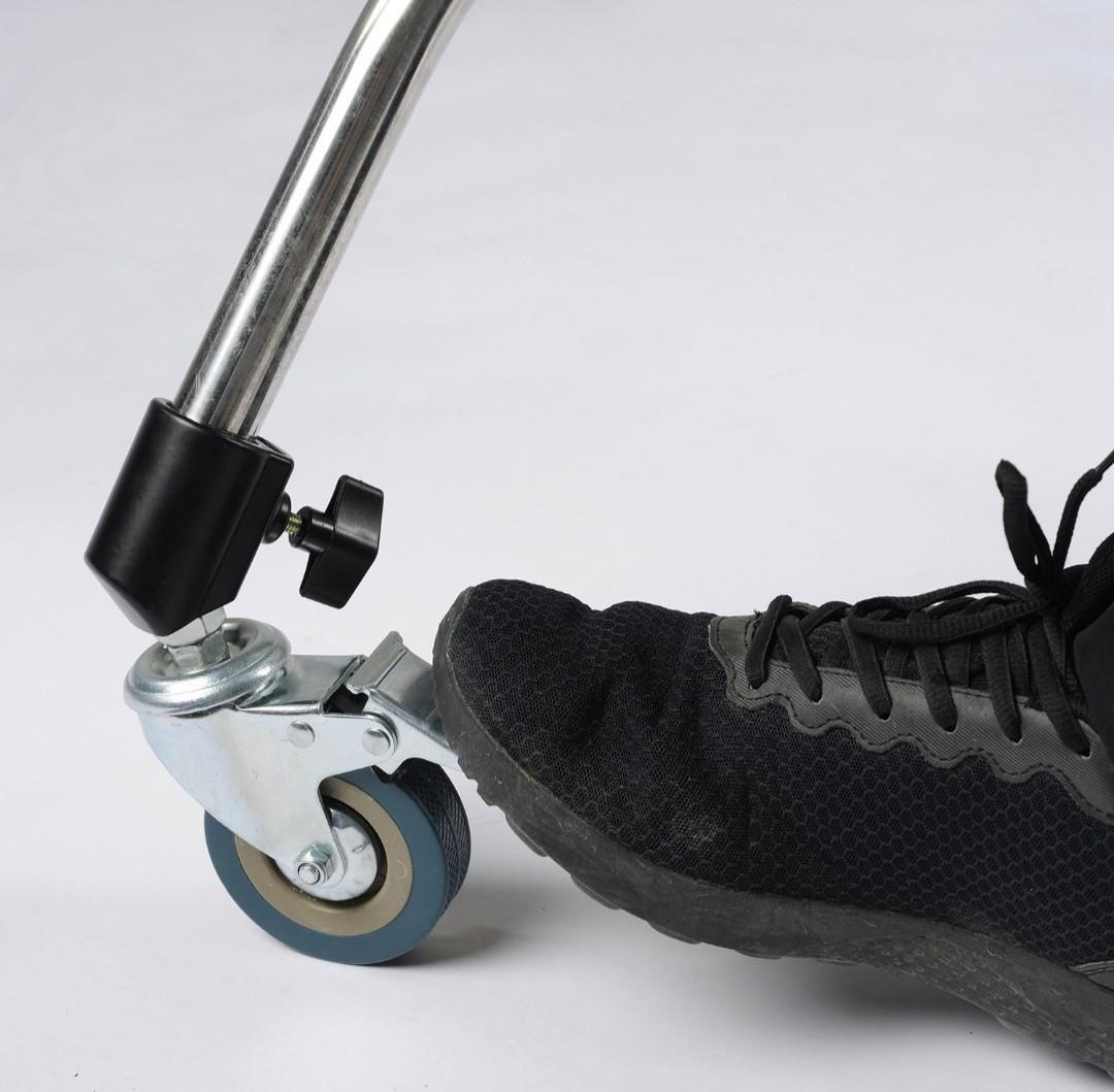 Light Stand Wheels Rolling Caster Studio Lightstand Wheels, Boom