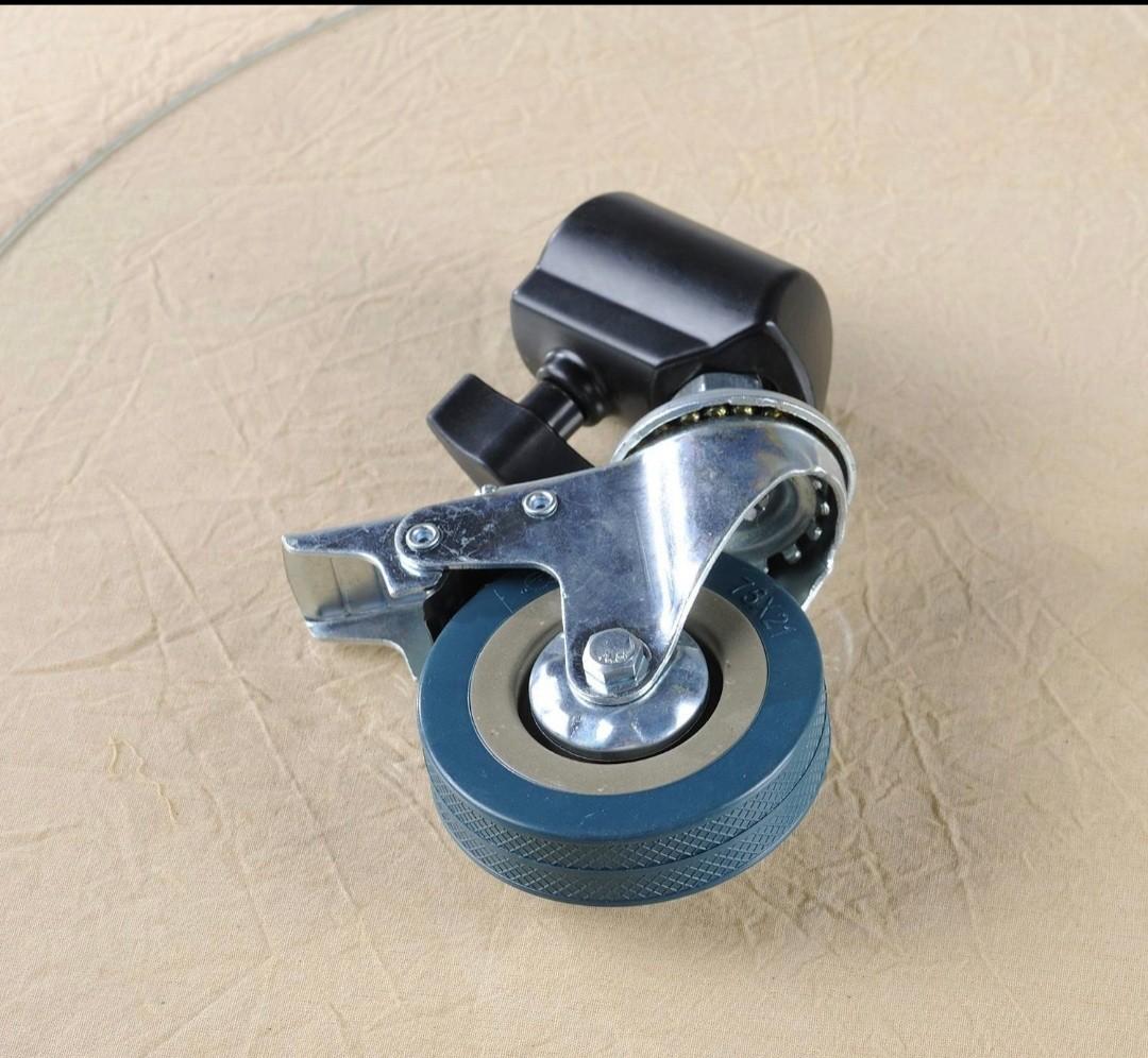 Light Stand Wheels Rolling Caster Studio Lightstand Wheels, Boom