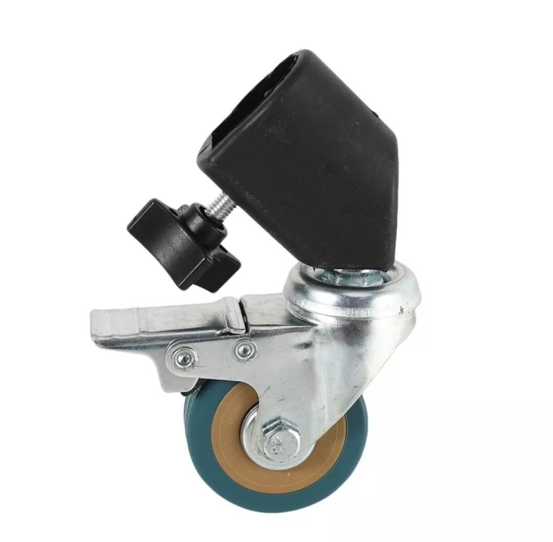 Light Stand Wheels Rolling Caster Studio Lightstand Wheels, Boom