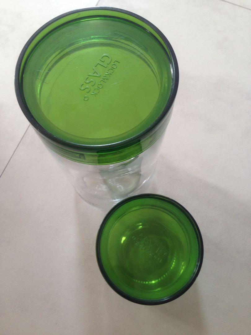 Lock & Lock Glass Storage Bundle (Category: Food Organization & Storage) located in Makati City. Submitted by janille (Listing ID 1082473957, Image 3). Description: Almost Brand New - in mint and good condition Size : 6x5" height Big Jar , 2" height small jar I can do meetups at the following areas: Makati- Glorietta/Greenbelt - weekdays preferably 7pm onwards or any time on weekends.