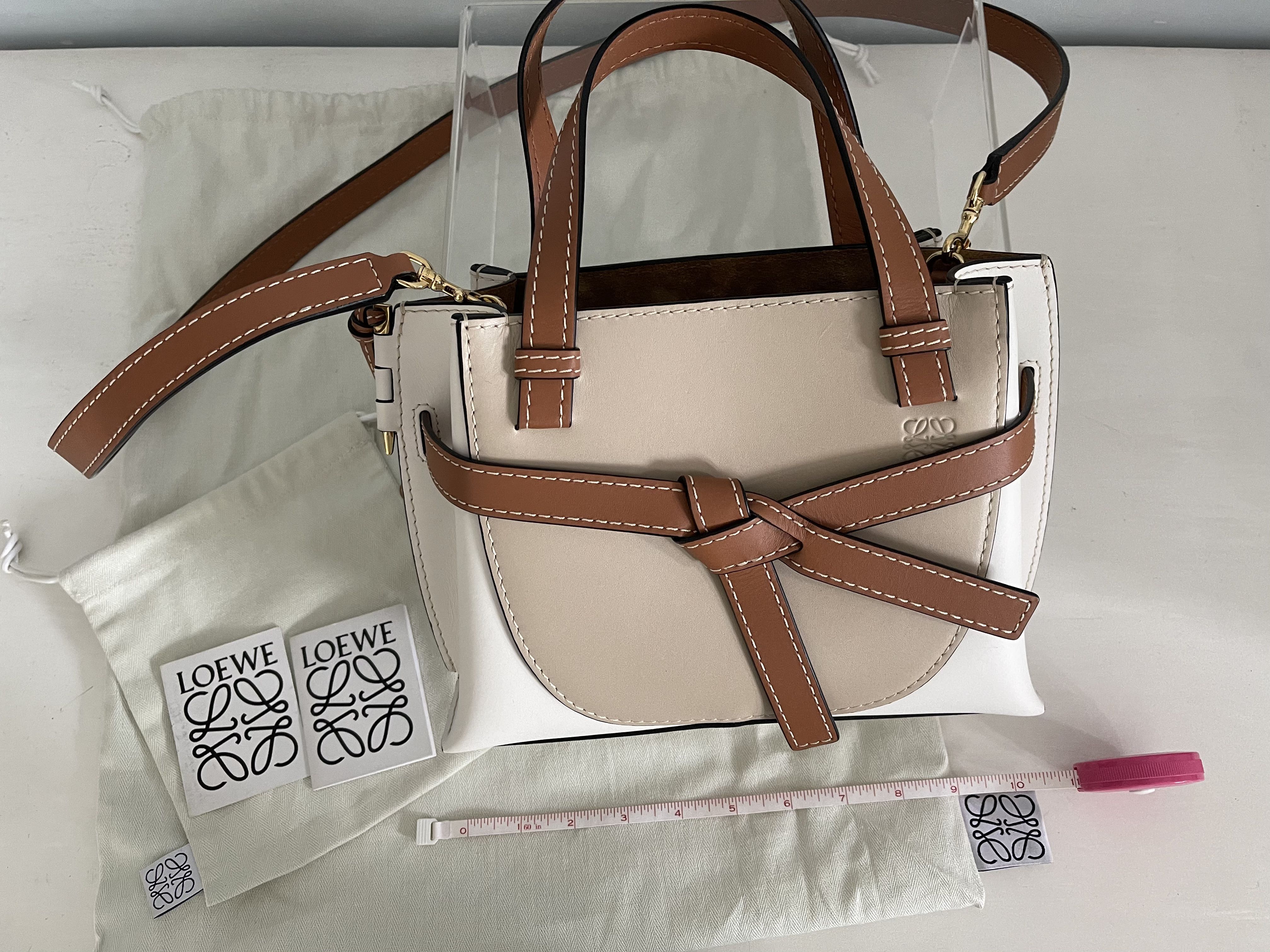 Mini gate top discount handle bag