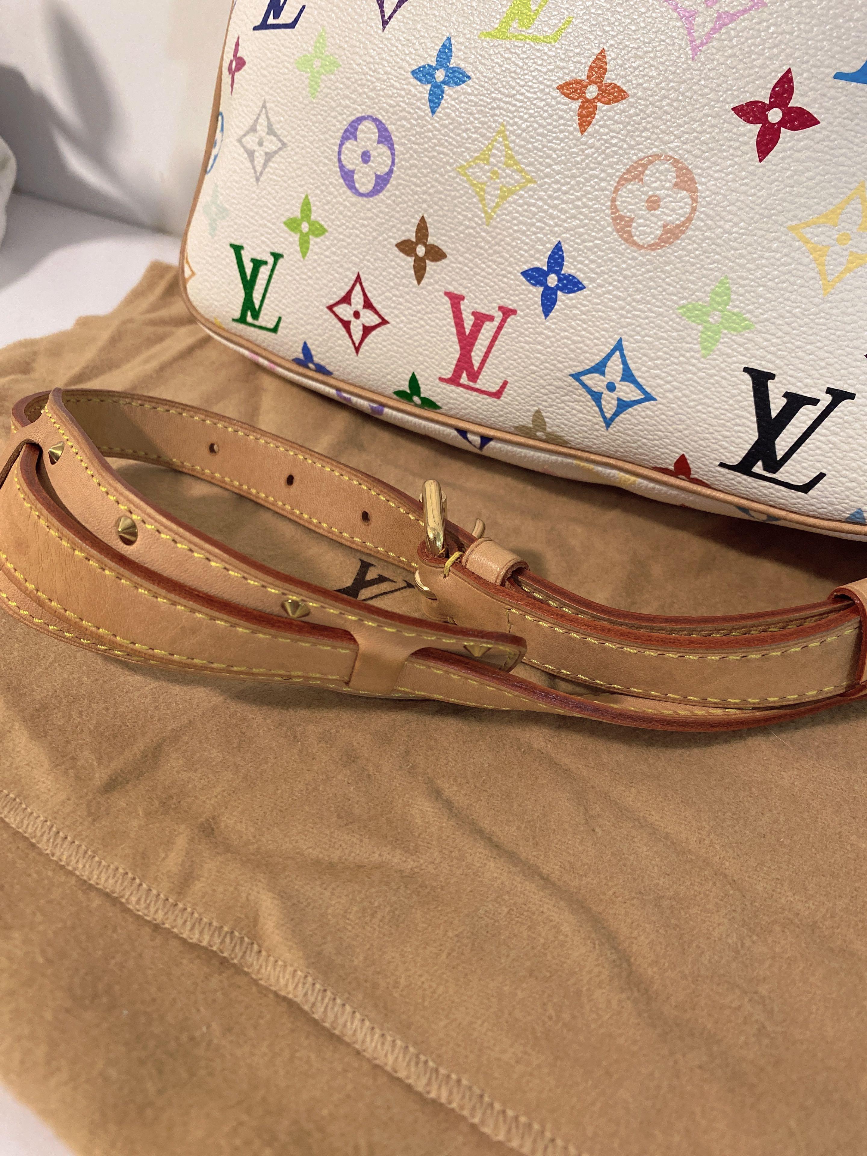 Louis Vuitton White Monogram Multicolor Canvas Sologne Messenger Bag –  Italy Station
