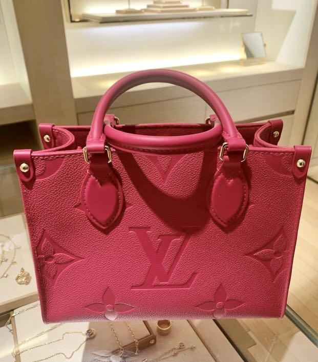Louis Vuitton LV Onthego PM new Pink Leather ref.558921 - Joli Closet