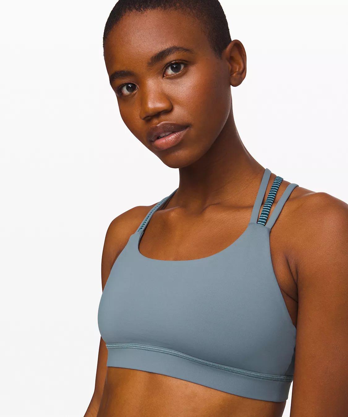 Lululemon BNWT Energy Bra Strappy Special Edition - Blue Charcoal