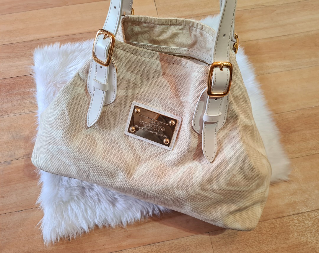 LV Limited Edition White Tote Bag