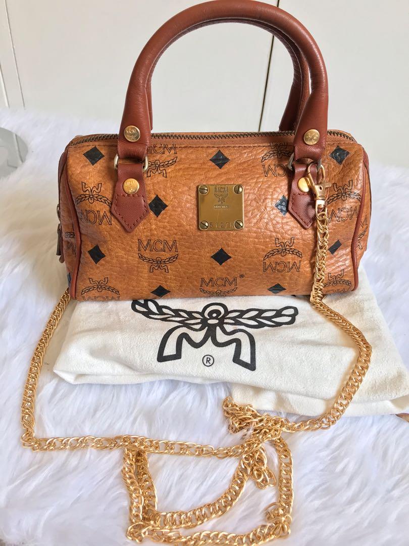Mcm Nano Speedy Germany, Luxury, Bags & Wallets On Carousell