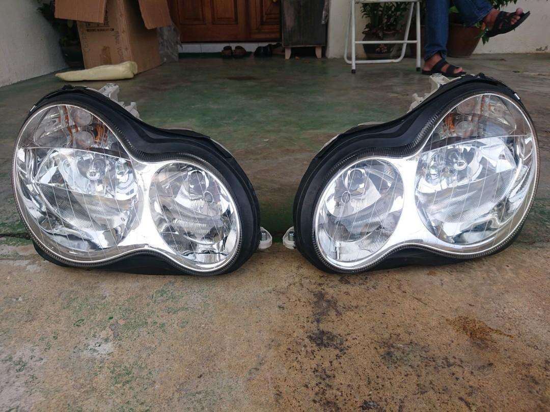 W203 headlamp deals