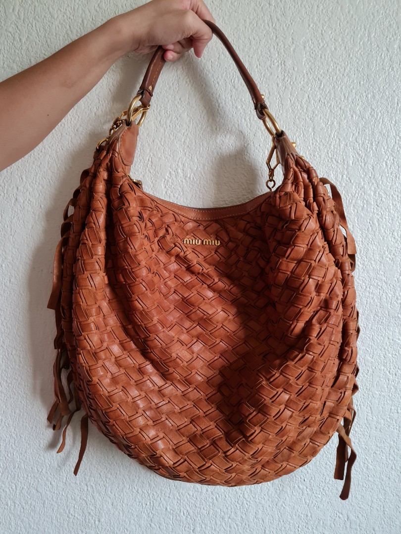 miu miu fringe bag
