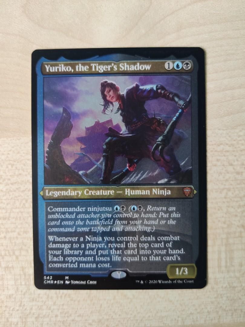 Mtg Yuriko The Tiger Shadow Etched Foil Nm Toys Games Board Games Cards On Carousell