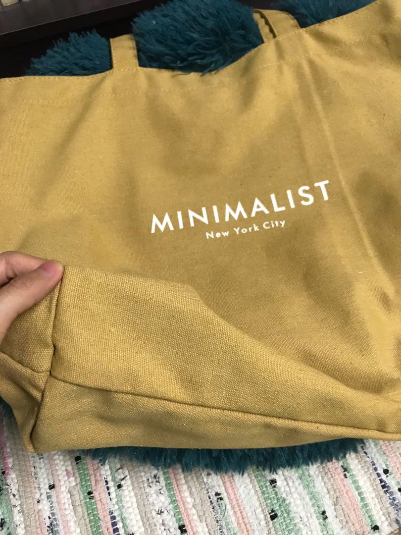 Minimalist tote hotsell bag cotton on