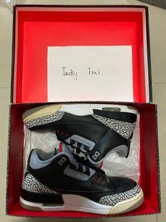 air jordan retro 3 black cement