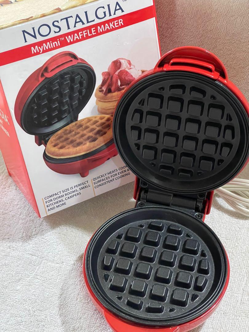 Nostalgia MyMini Waffle Maker 110VOLTS (Category: Other Kitchen Appliances) located in Quezon City. Submitted by bigmommashoppe (Listing ID 1082523310, Image 2). Description: From US 110volts Needs 700watts stepdown transformer Or Needs 1500 watts automatic voltage regulator Ok Please see pictures for details *Torn box 📦 .