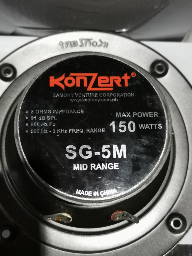 Konzert sales midrange speakers