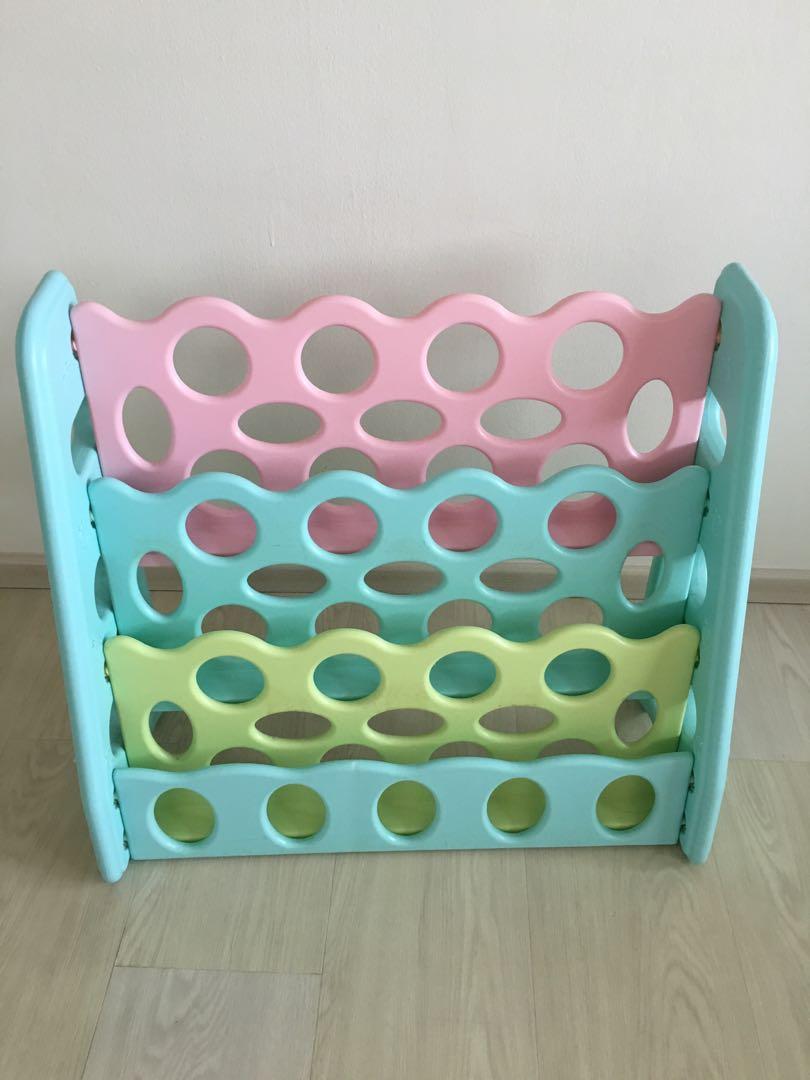 Plastic book shelf, Babies & Kids, Baby Nursery & Kids Furniture, Kids