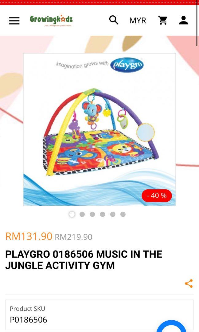 Playgro music in the jungle activity gym hot sale