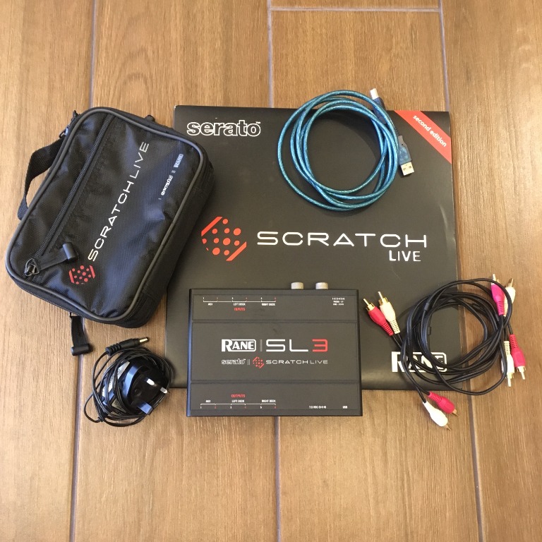 RANE SERATO Scratch Live SL3 + Control Vinyl (2x), Hobbies & Toys