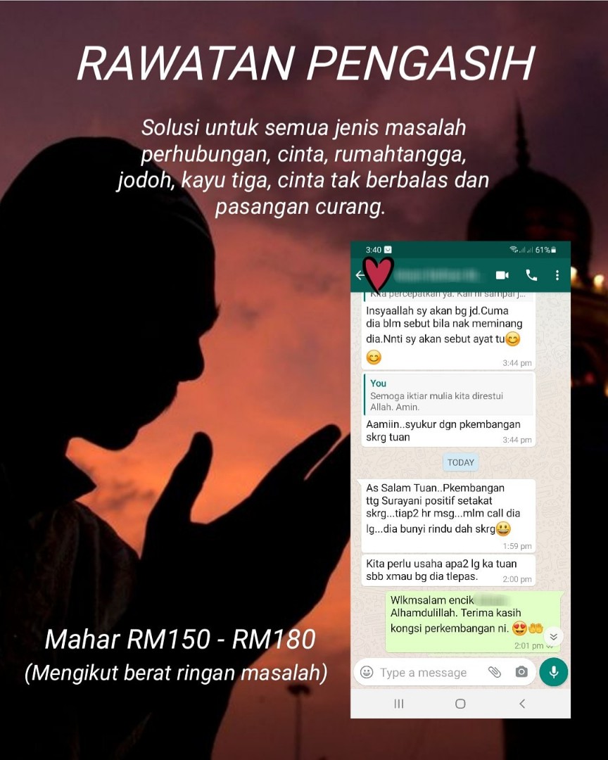 Rawatan Pengasih Services Others On Carousell