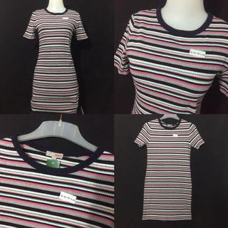ribbed knit dress rajut SPAO