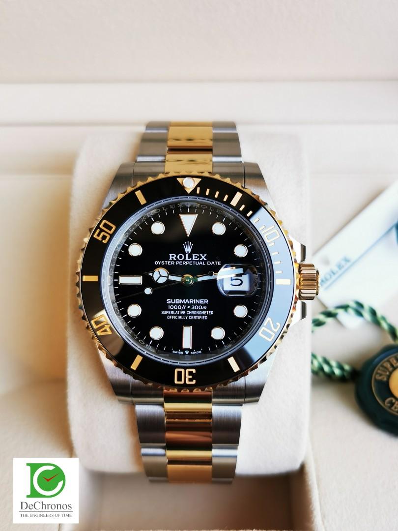 Rolex submariner gold best sale 2021