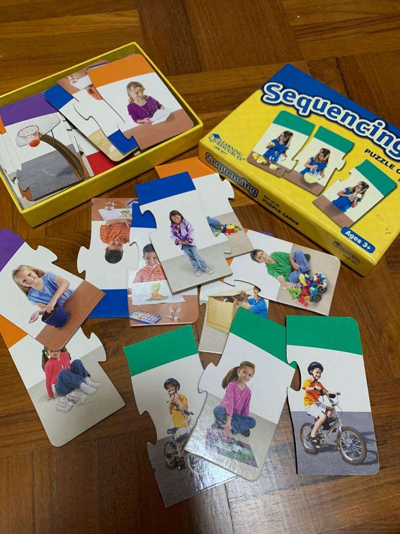Sequencing Puzzle Cards, Hobbies & Toys, Toys & Games on Carousell