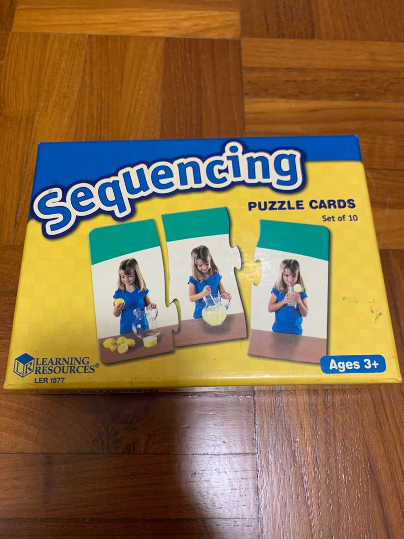Sequencing Puzzle Cards, Hobbies & Toys, Toys & Games on Carousell