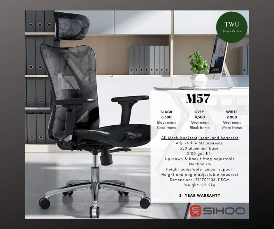 sihoo m57 ergonomic office chair