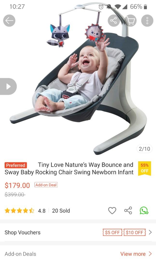 Tiny love swing discount chair