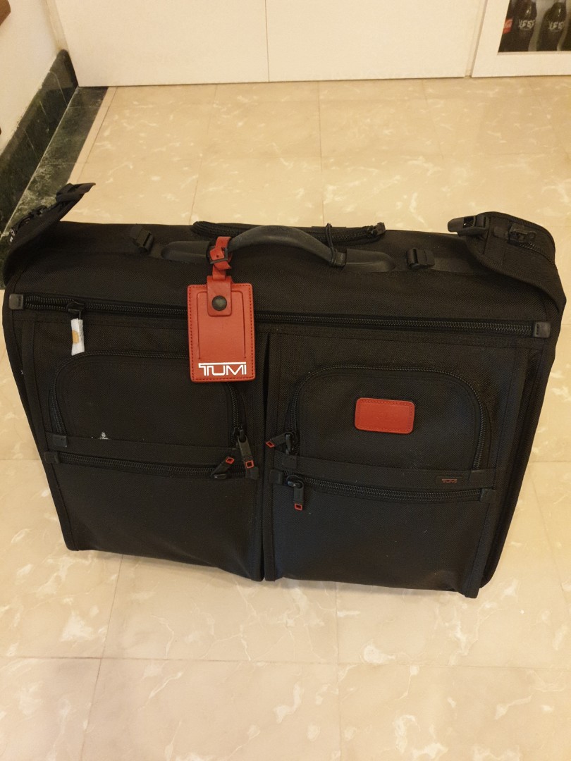 TUMI garment luggage carryon bag, Travel, Travel Essentials, Luggage