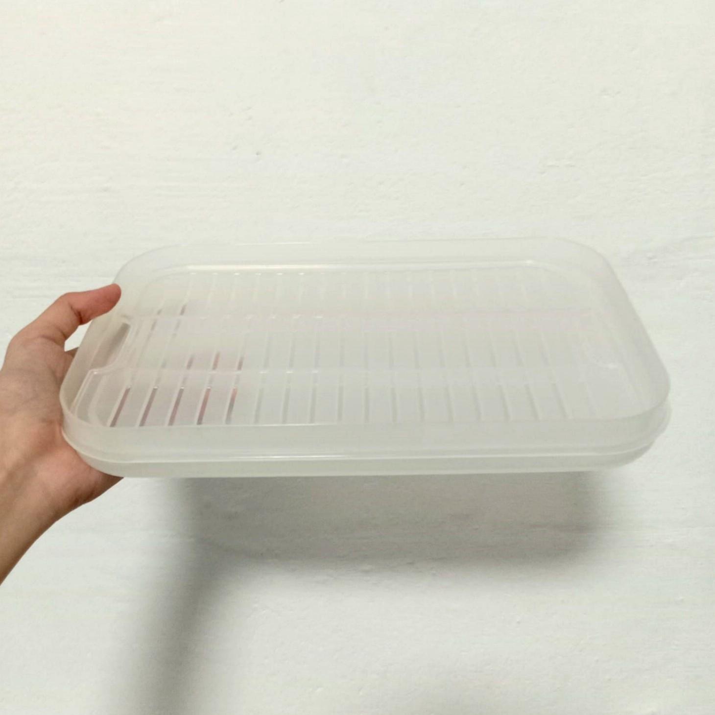 Tupperware 8.7L Jumbo Ezy Keeper Storage Rectangular Tall Flip Top ...