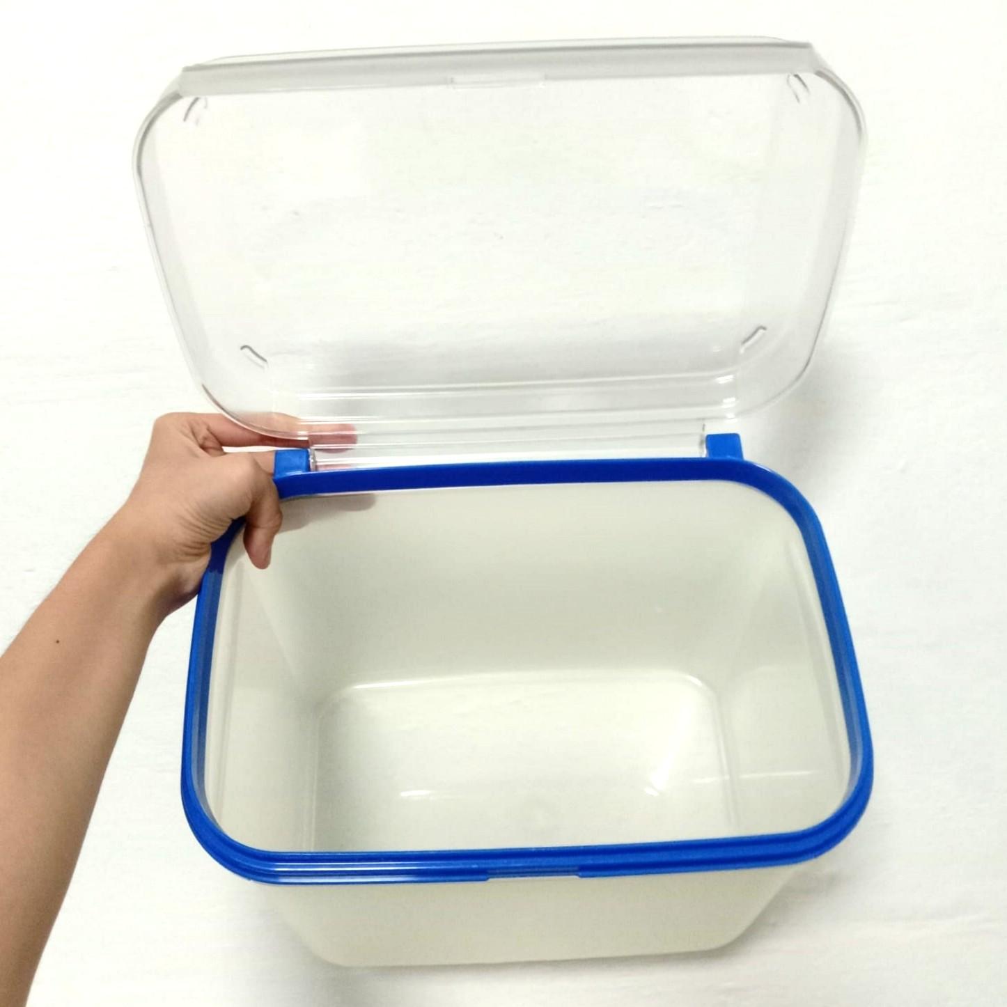 Tupperware 8.7L Jumbo Ezy Keeper Storage Rectangular Tall Flip Top ...