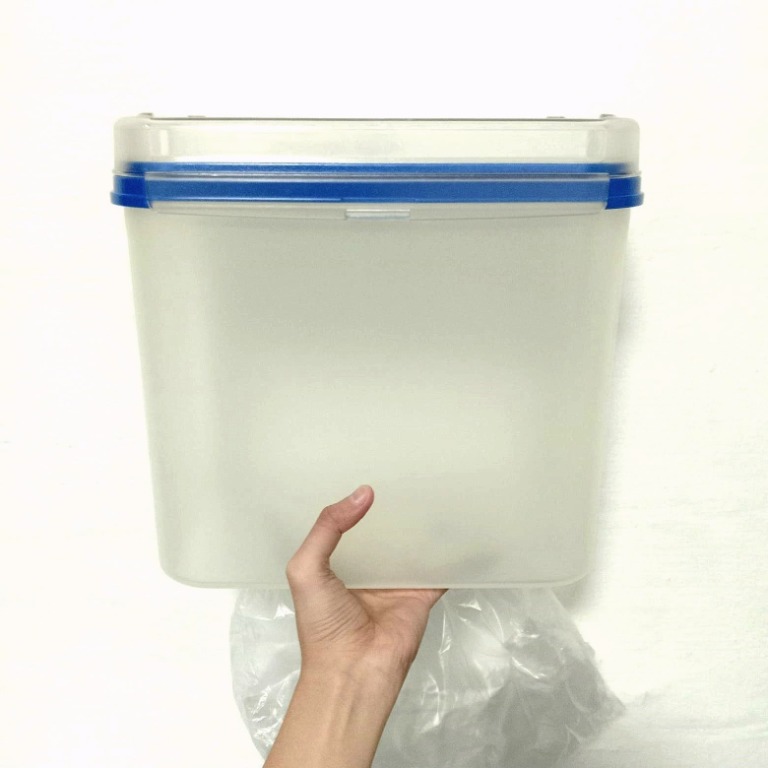 Tupperware 8.7L Jumbo Ezy Keeper Storage Rectangular Tall Flip Top ...