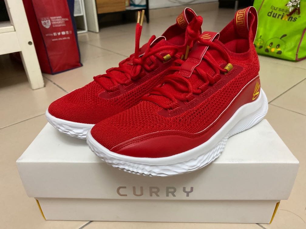 UNDER ARMOUR STEPH CURRY 8 Flow Red Chinese New Year CNY 3024035