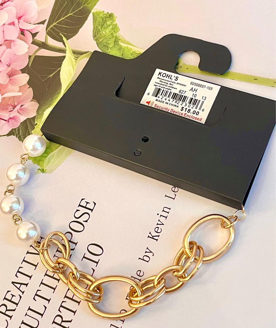 Vera wang pearl bracelet outlet