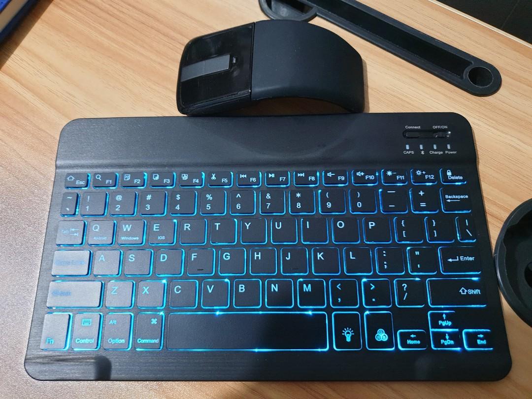 Wireless computer Keyboard for kids (mini, new) with free mouse (used) (Category: Computer Keyboard) located in Quezon City. Submitted by elementalforge (Listing ID 1082500792, Image 1). Description: i am selling this new, unused backlighted wireless keyboard that i bought online late last year. i just kept it on storage as this is too small for my use and is best for kids/children's use. it has the original box, and it connects via bluetooth and