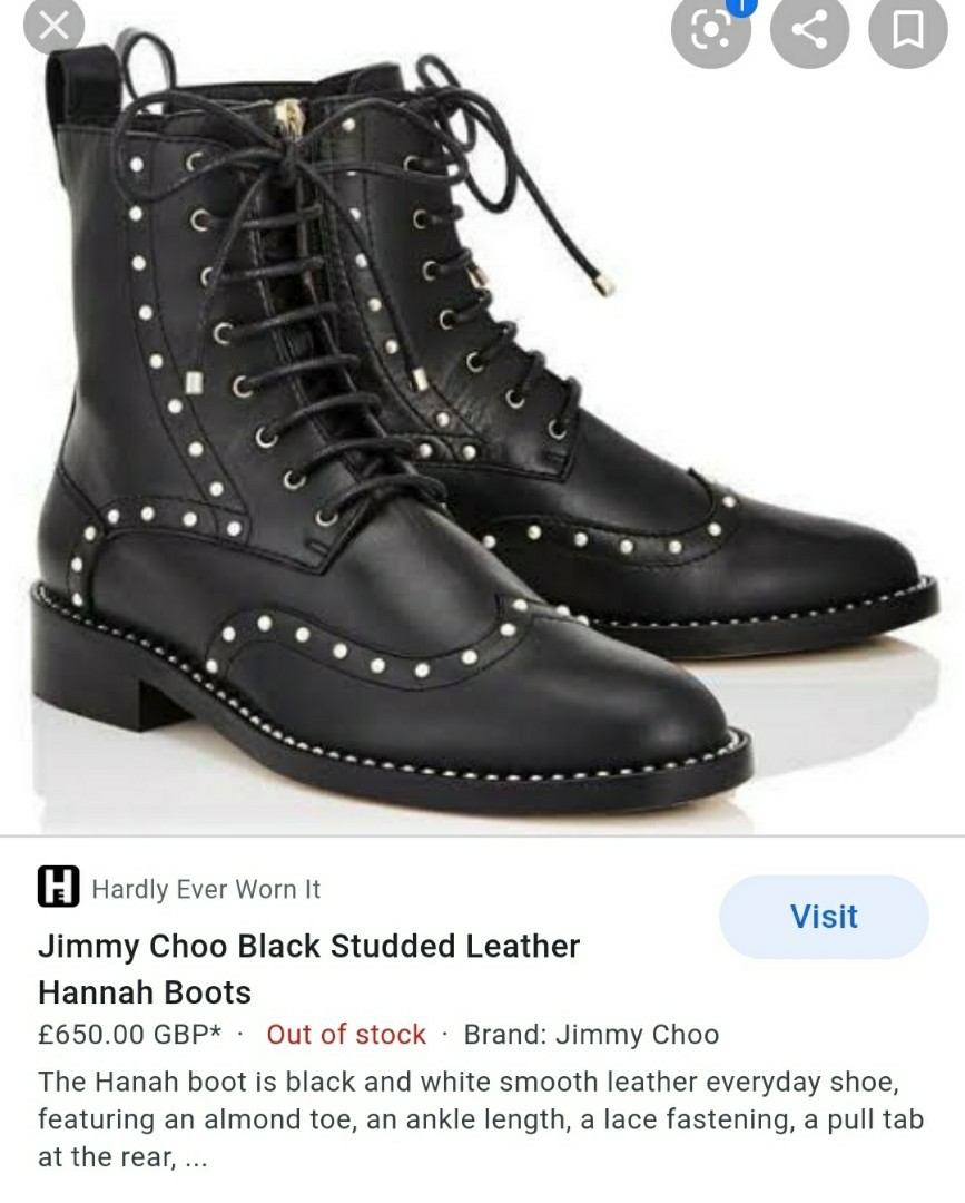 Jimmy choo hannah boot top