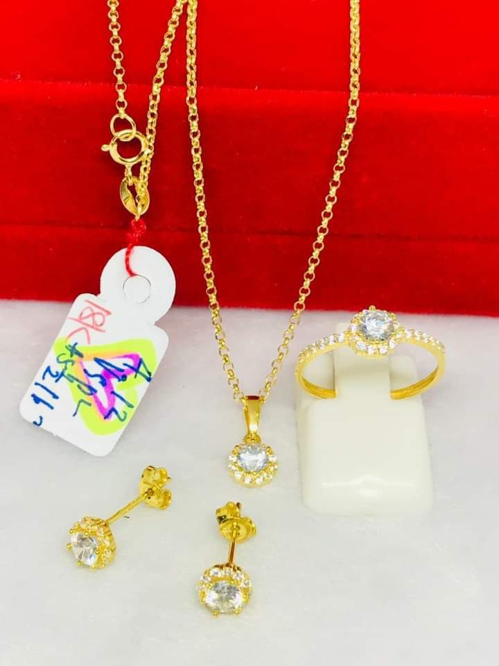 One set sale gold jewelry