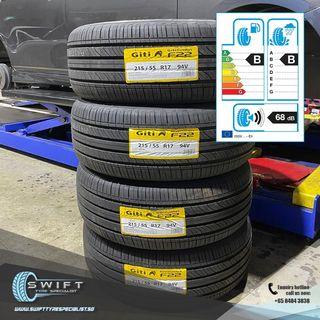 215/55R17 GitiComfort F22 GitiSynergy H2 Car Tyre