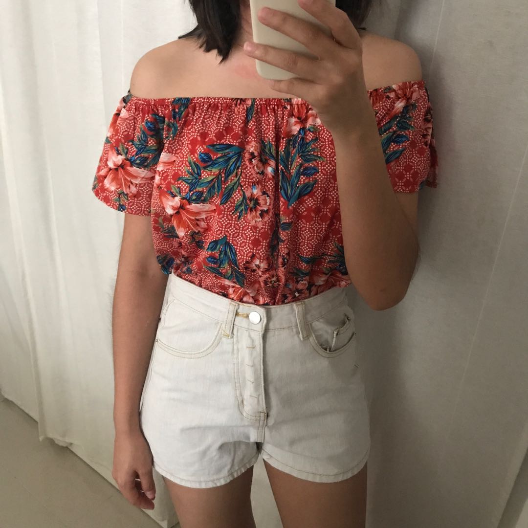 Primark off the shoulder hotsell top