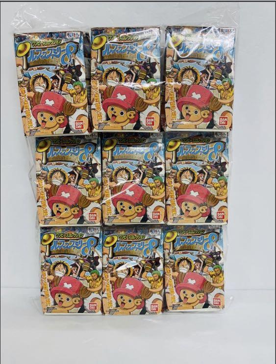 海賊王one Piece Luffy Family Part 8 食玩盒蛋旦基本7款1款特別版bandai 全新盒舊 玩具 遊戲類 玩具 Carousell