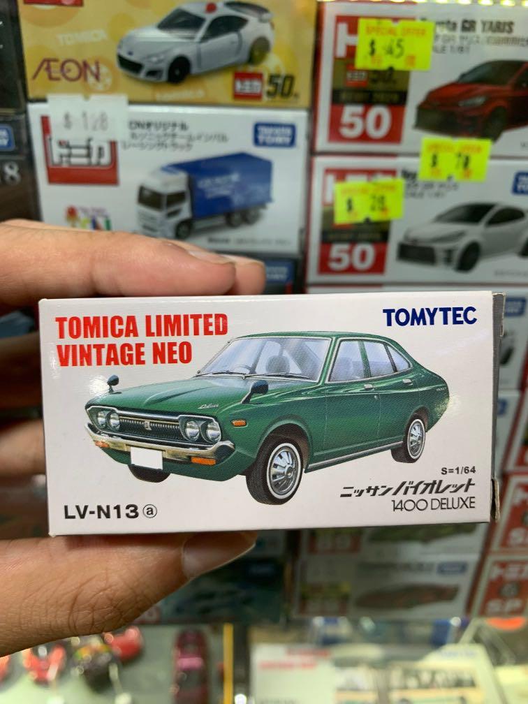 Tomica Limited Vintage Neo 1/64 LV-N188b Nissan violet 1600SSS yellow 73