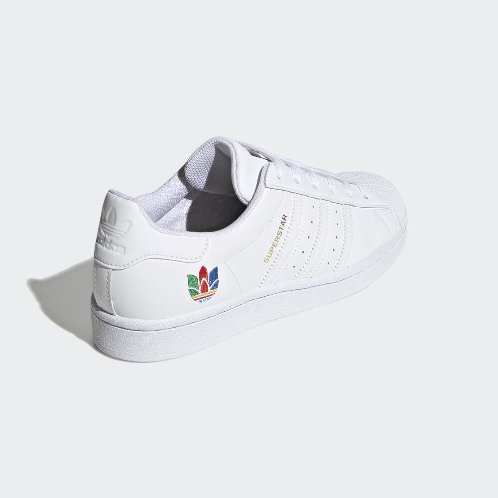 Adidas Original Superstar Shoes Women s White Sneakers FW3694