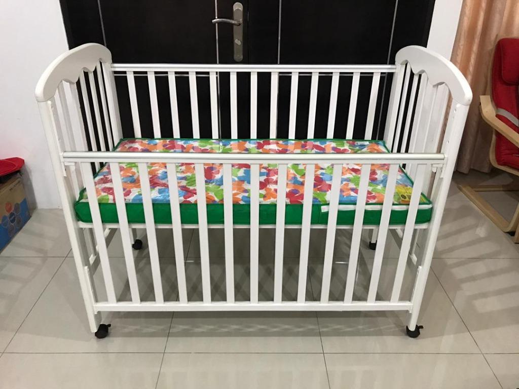 My Dear Adjustable Multifunctional Baby Cot Crib With Wheels Authentic Babies Kids Cots Cribs On Carousell