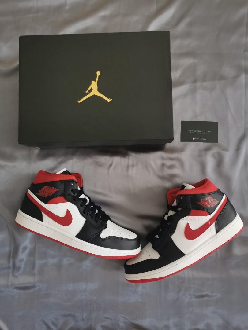 Jordan 1 mid size top 8.5